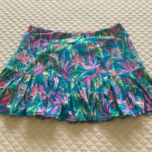 Lilly Pulitzer Luxletic Taye UPF 50+ Formenterra Turquoise Skort